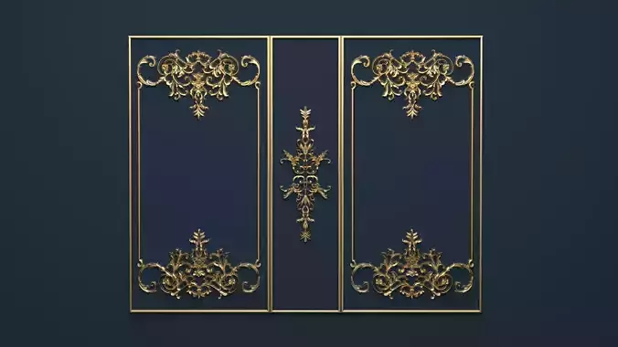 Decor ornament 3D model 02 3D model