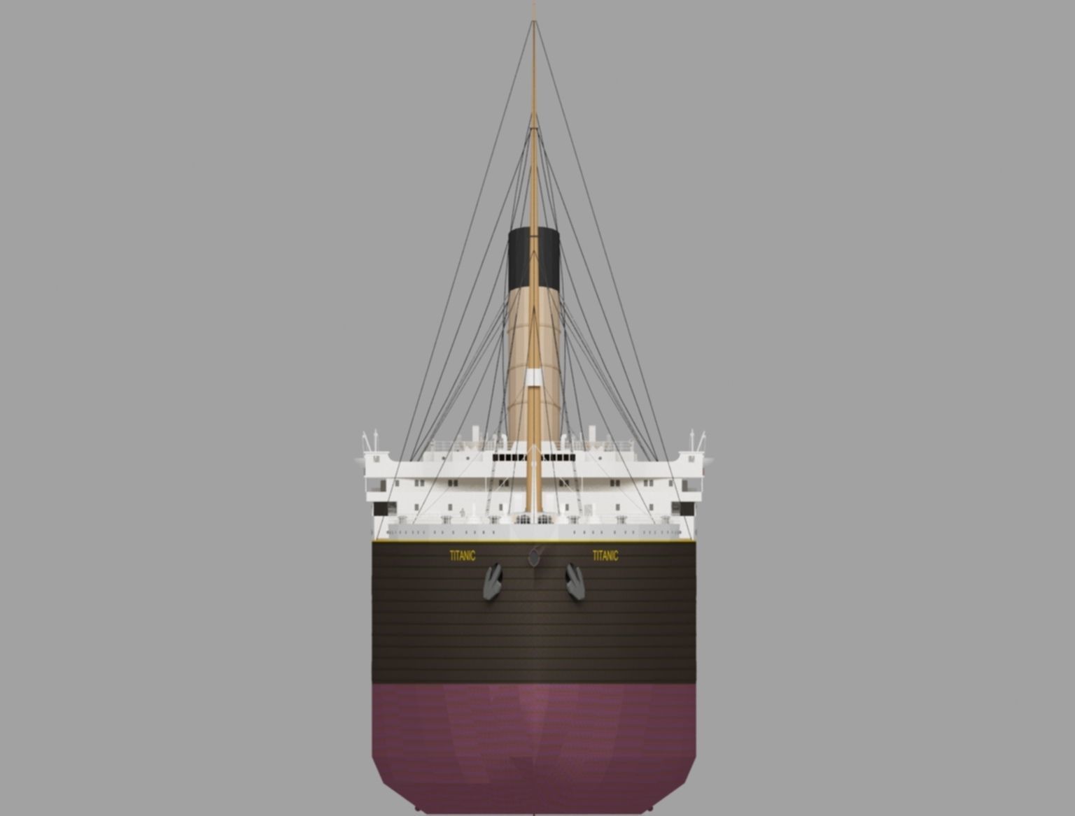 titanic new Low-poly 3D model_1