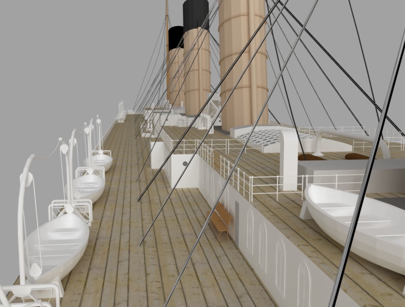 titanic new Low-poly 3D model_7