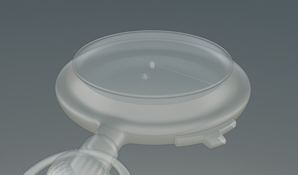 British WWII RAF Stopwatch 3D model_8