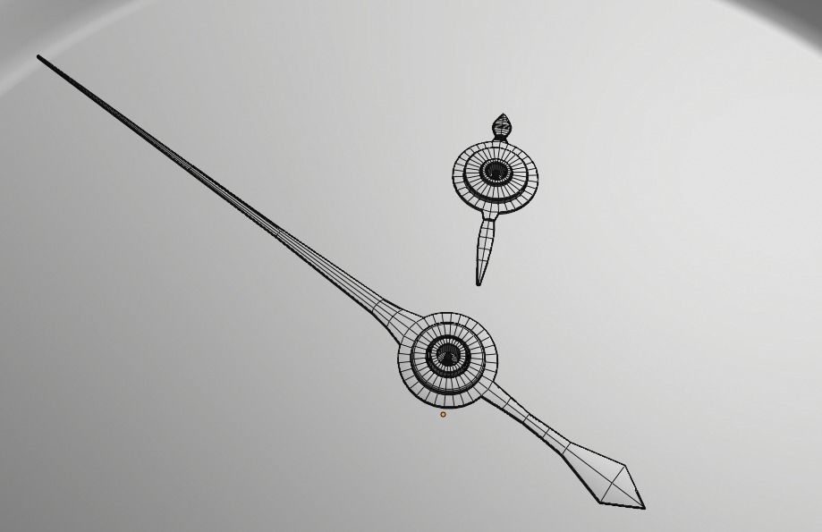 British WWII RAF Stopwatch 3D model_15