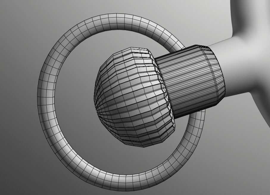 British WWII RAF Stopwatch 3D model_16