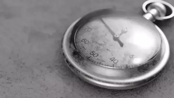 British WWII RAF Stopwatch 3D model