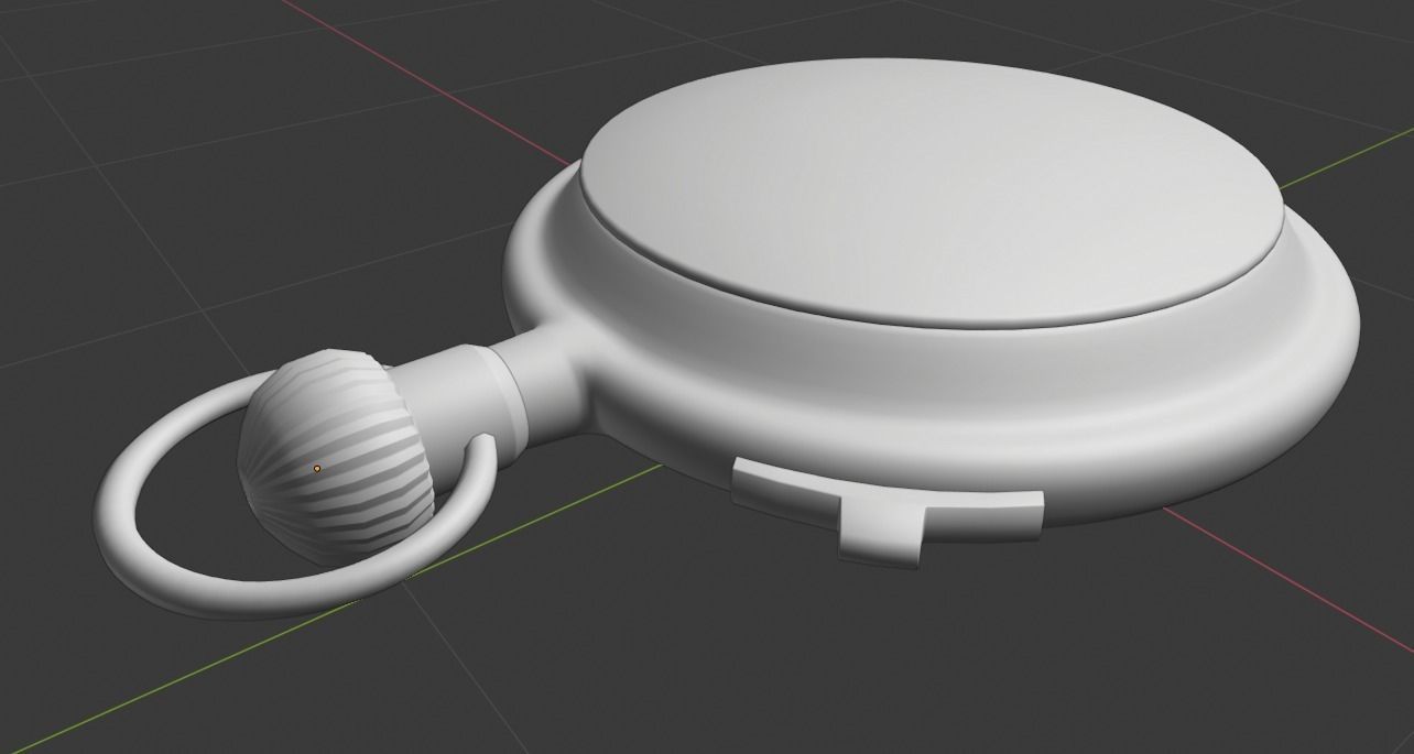 British WWII RAF Stopwatch 3D model_11