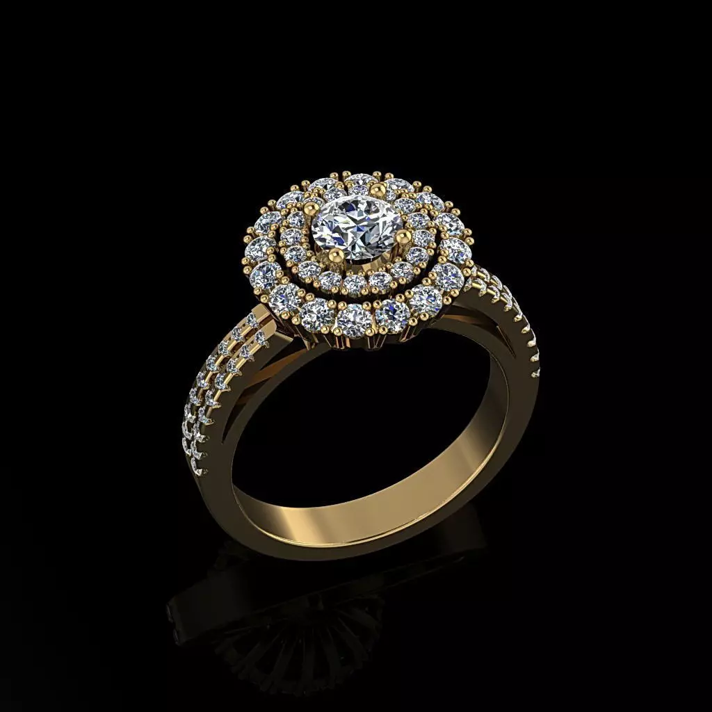 Women Ring 17 3D print model