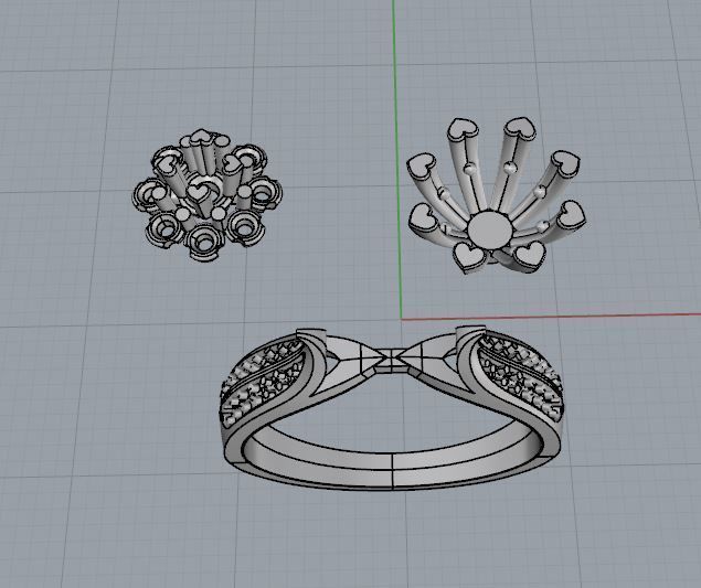 Ring and Earrings 11 3D print model_9