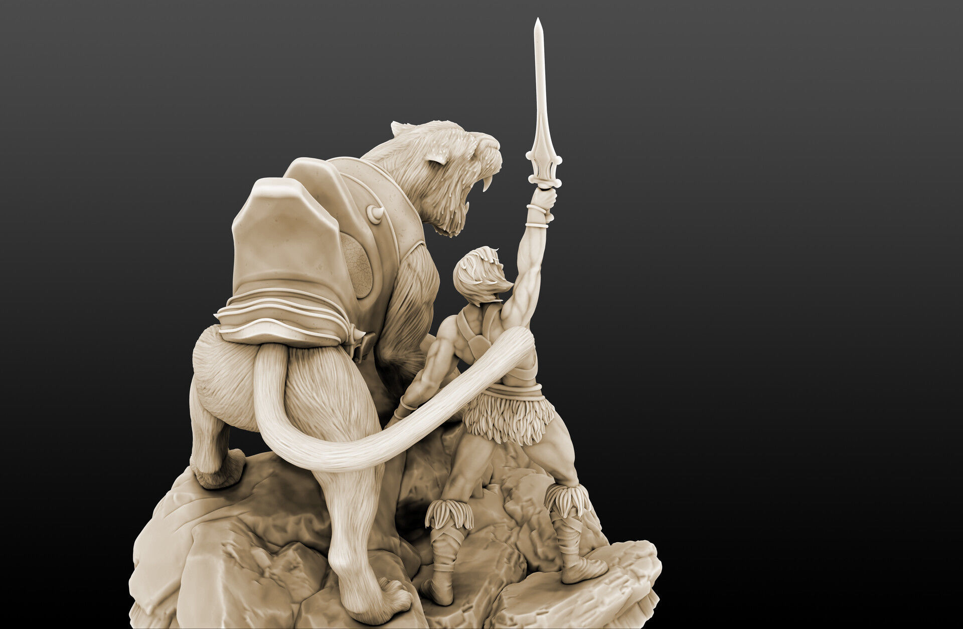 He-Man Fan Art 3D print model_7