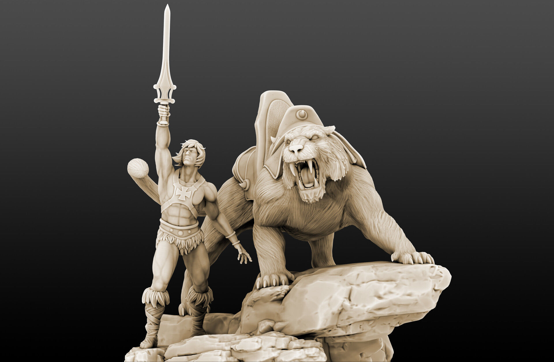He-Man Fan Art 3D print model_2