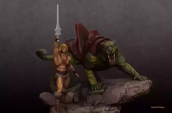 He-Man Fan Art 3D print model