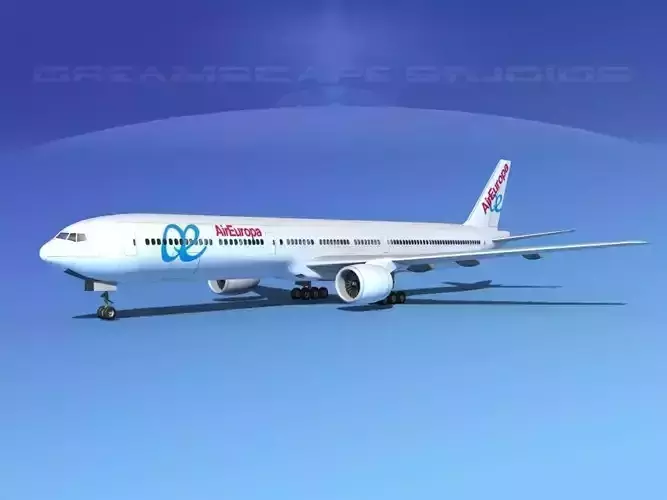 Boeing 777-300 MP Air Europa 3D model