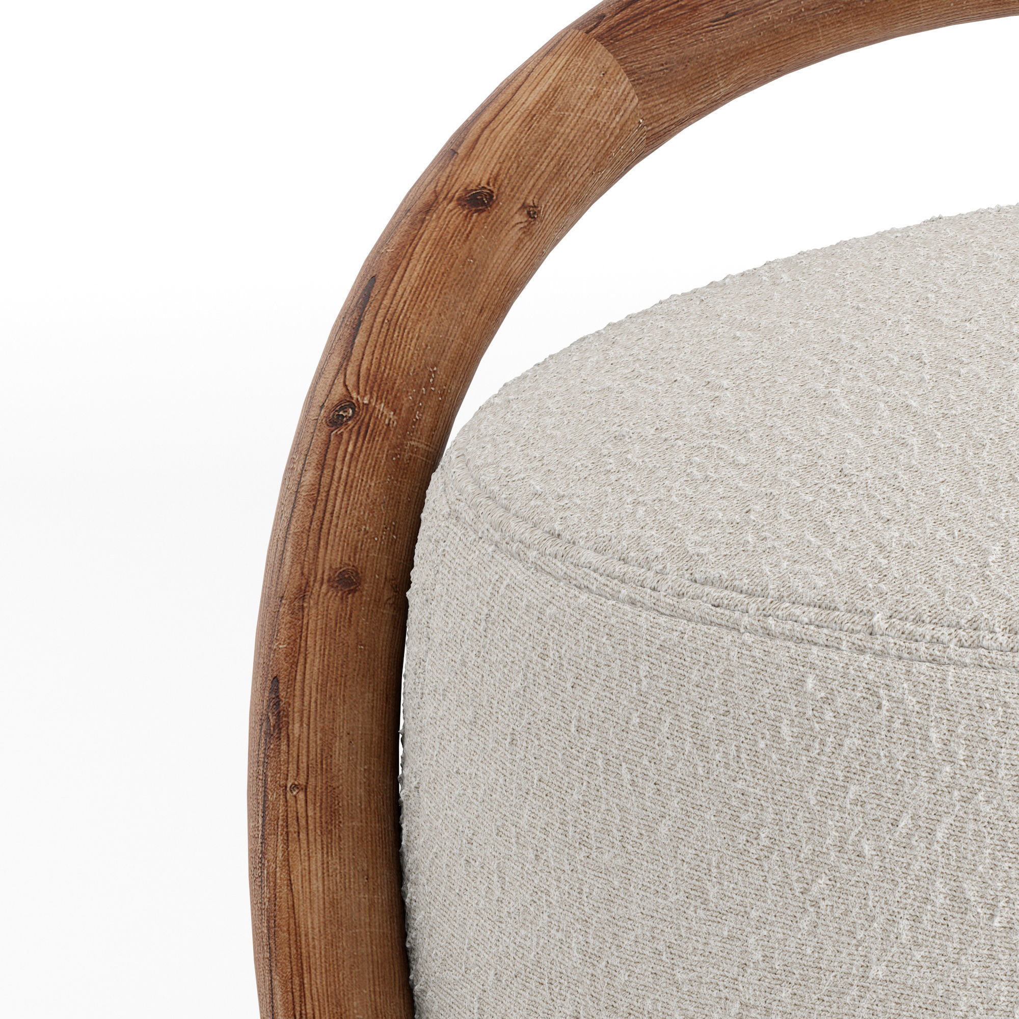 Porada Smile pouf 3D model_3