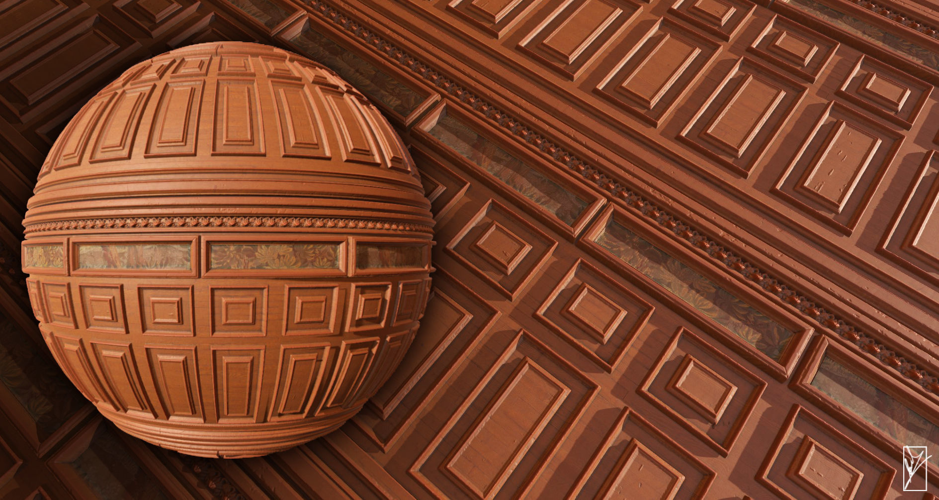 Wooden wall - PBR textures