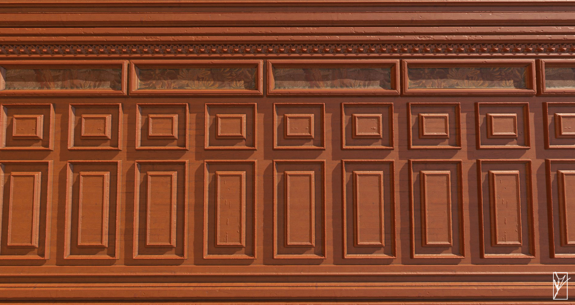 Wooden wall - PBR textures Texture_1