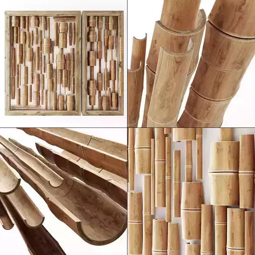 Panel bamboo drank decor n1