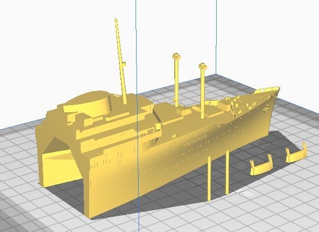 SS Australis - Italis - American Star ocean liner 3D print model_10