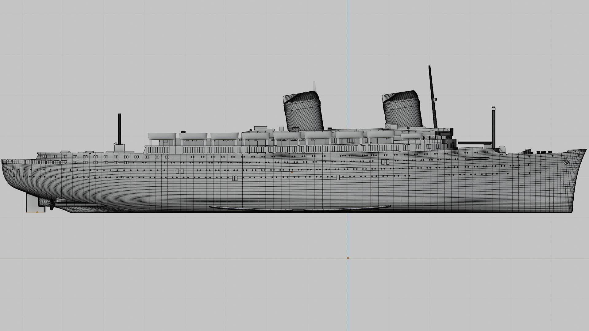 SS Australis - Italis - American Star ocean liner 3D print model_6