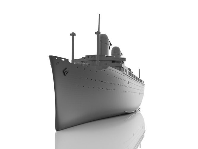 SS Australis - Italis - American Star ocean liner 3D print model