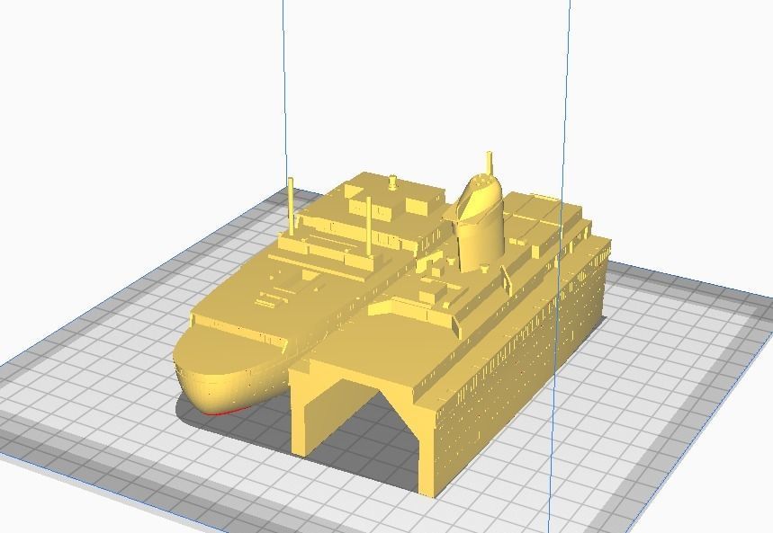 SS Australis - Italis - American Star ocean liner 3D print model_8