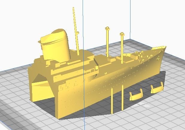 SS Australis - Italis - American Star ocean liner 3D print model_9