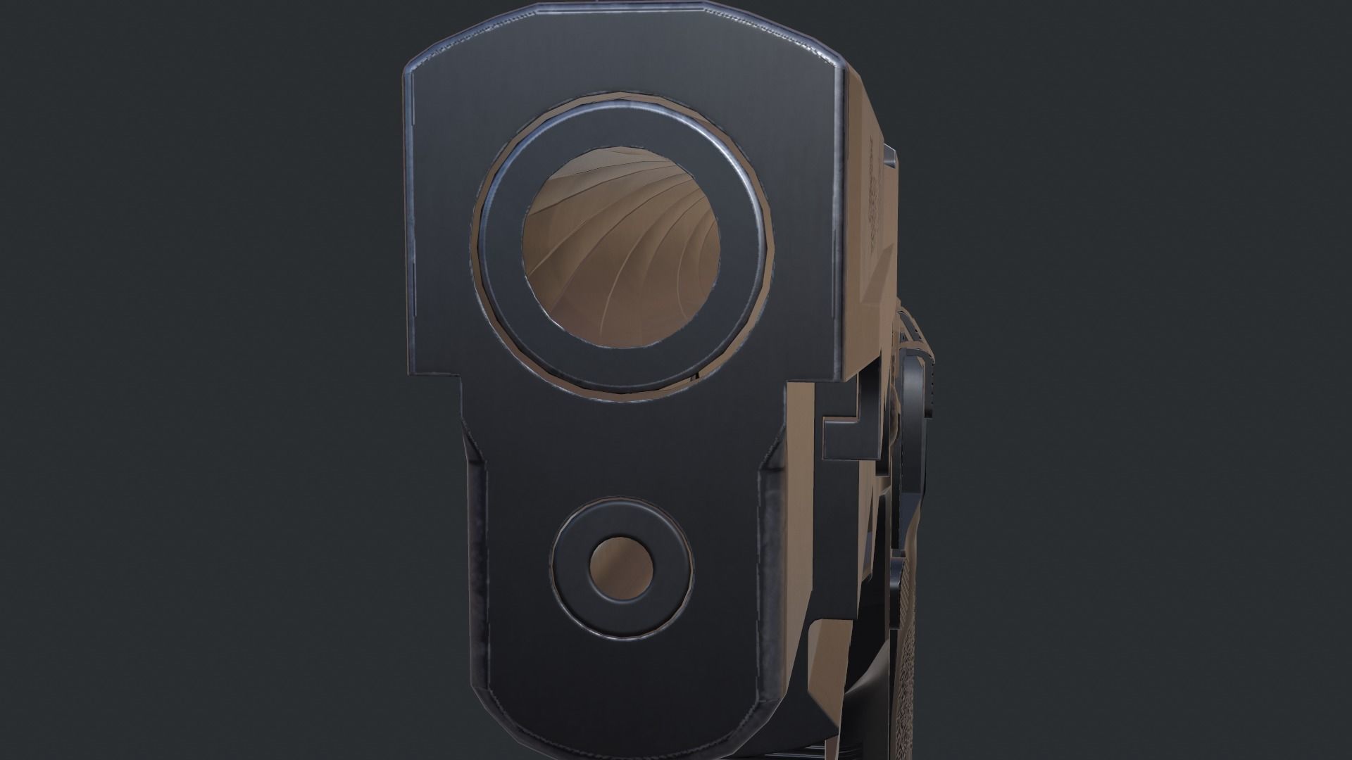 Sig Sauer P226 9mm Handgun Low-poly 3D model_36