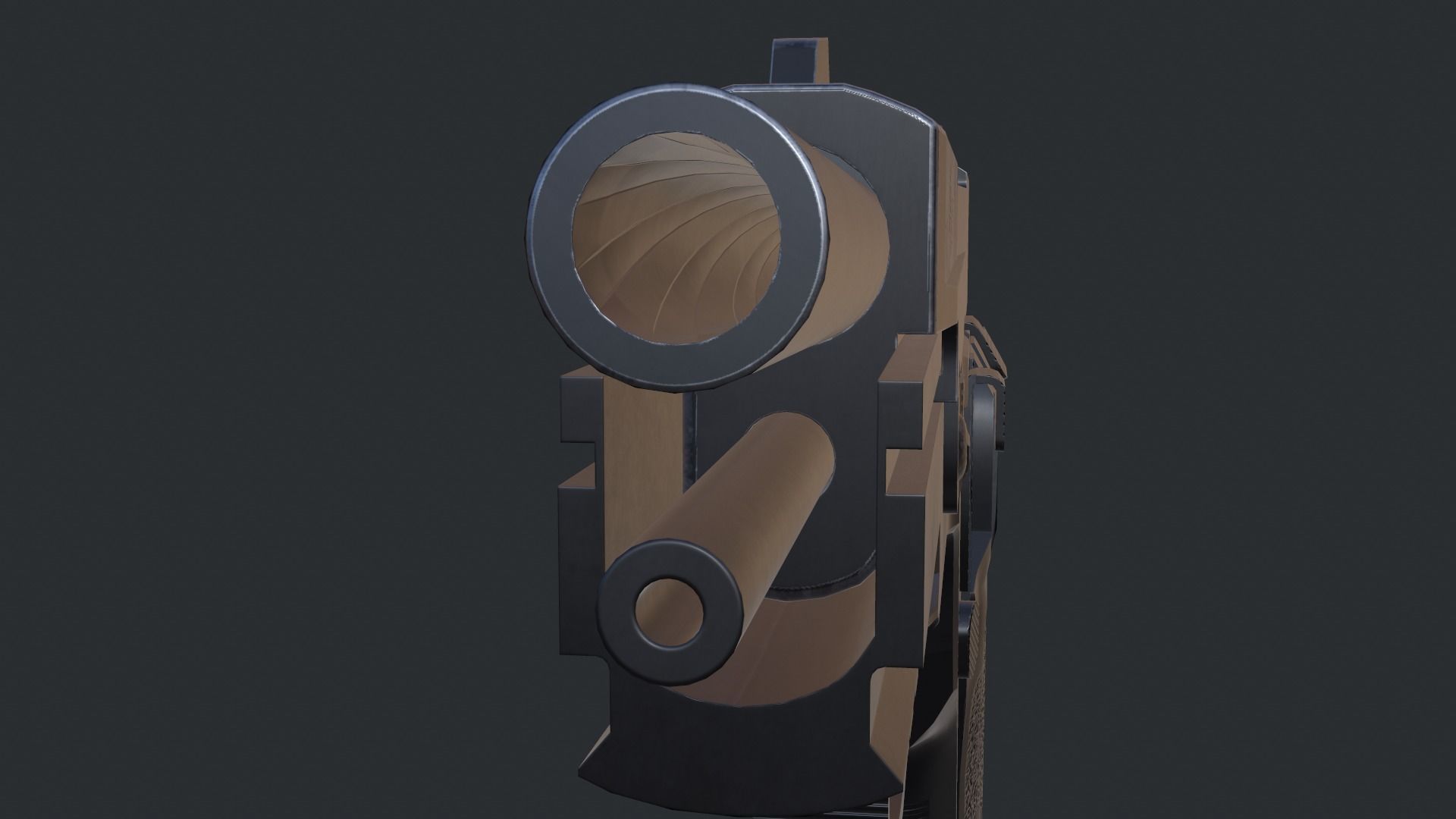 Sig Sauer P226 9mm Handgun Low-poly 3D model_37