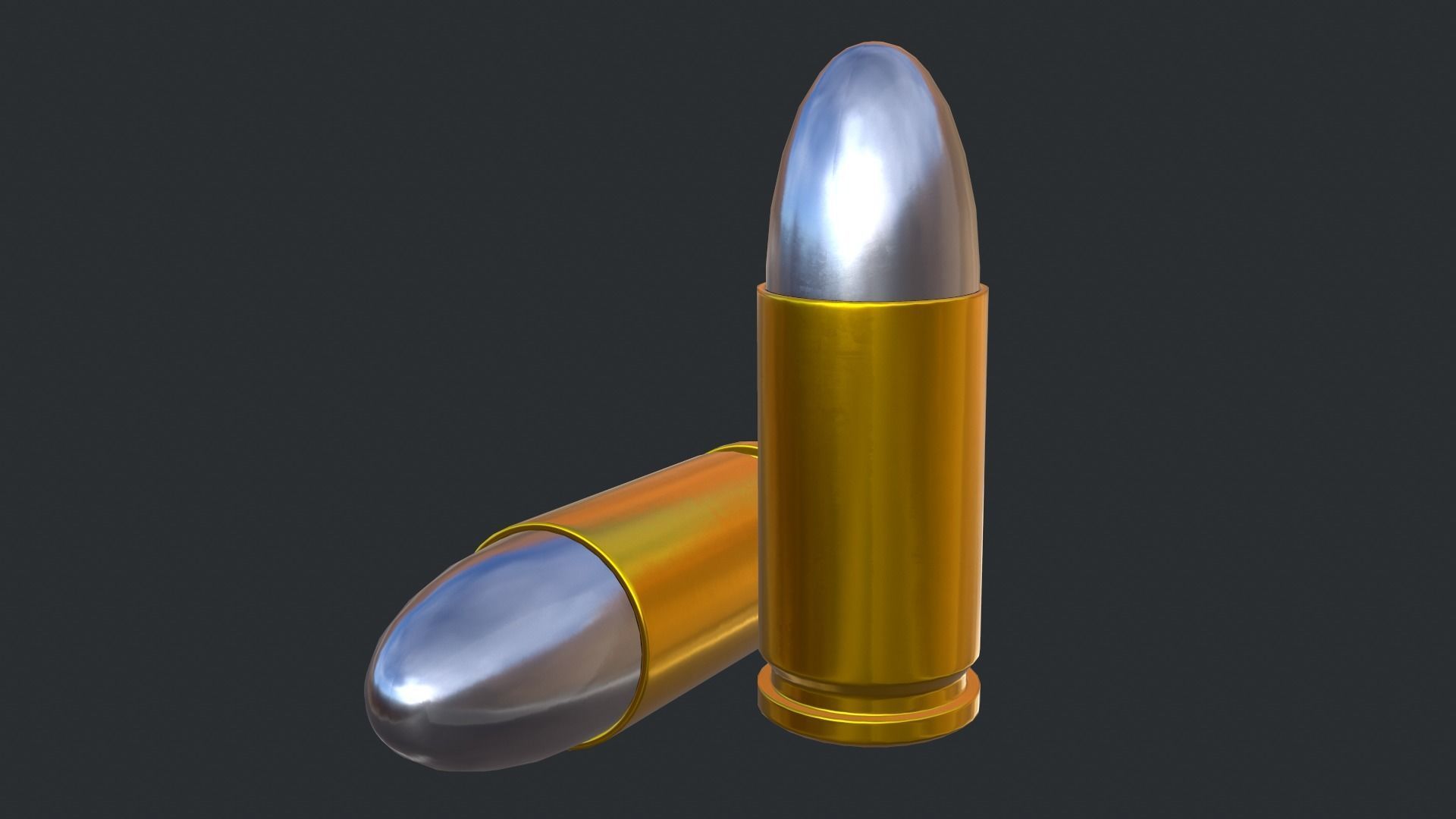 Sig Sauer P226 9mm Handgun Low-poly 3D model_49