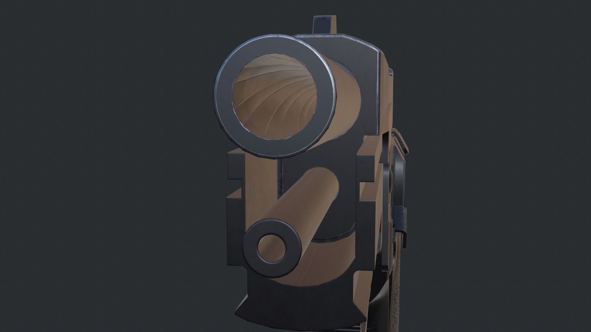 Sig Sauer P226 9mm Handgun Low-poly 3D model_38