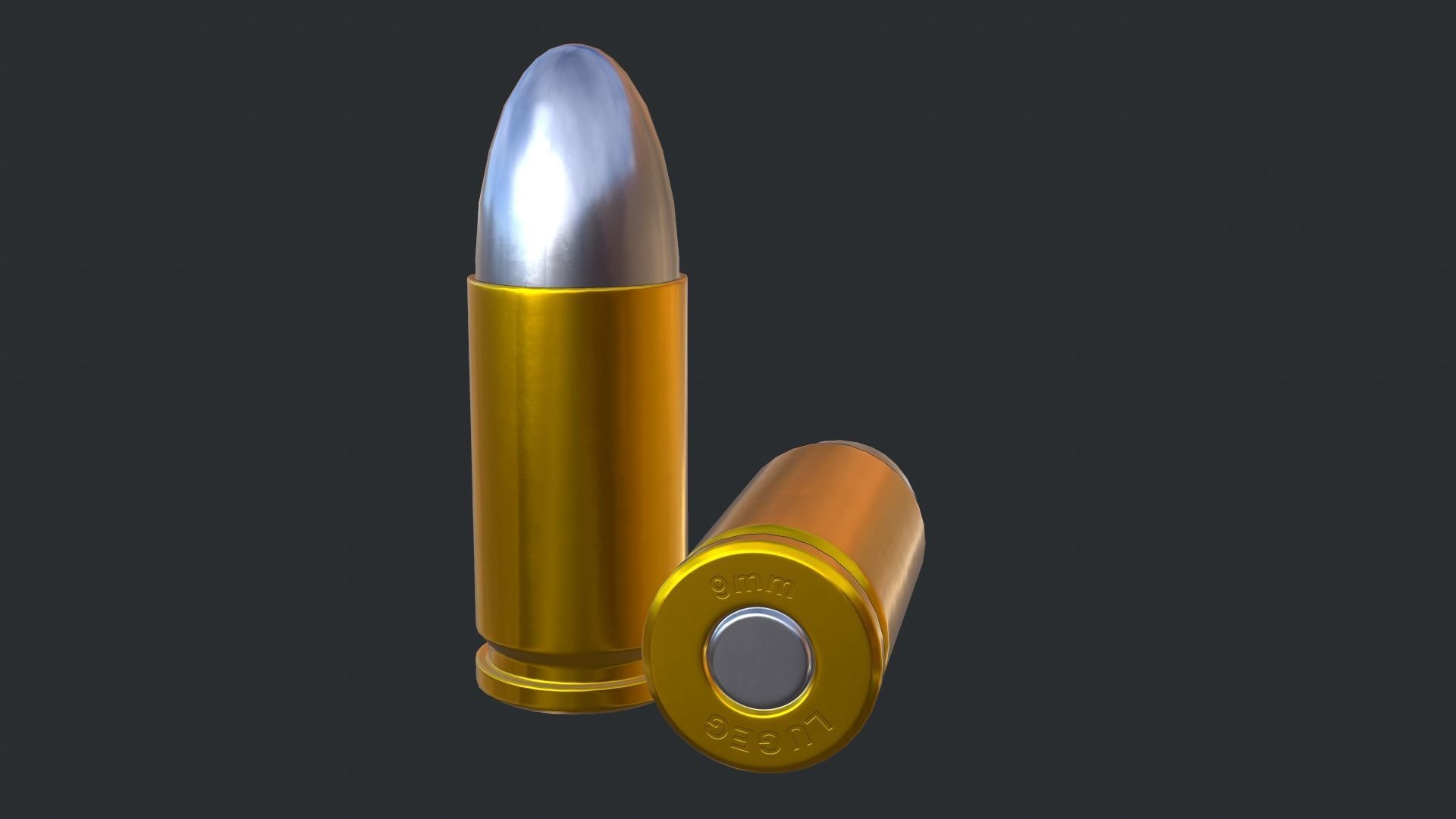 Sig Sauer P226 9mm Handgun Low-poly 3D model_48