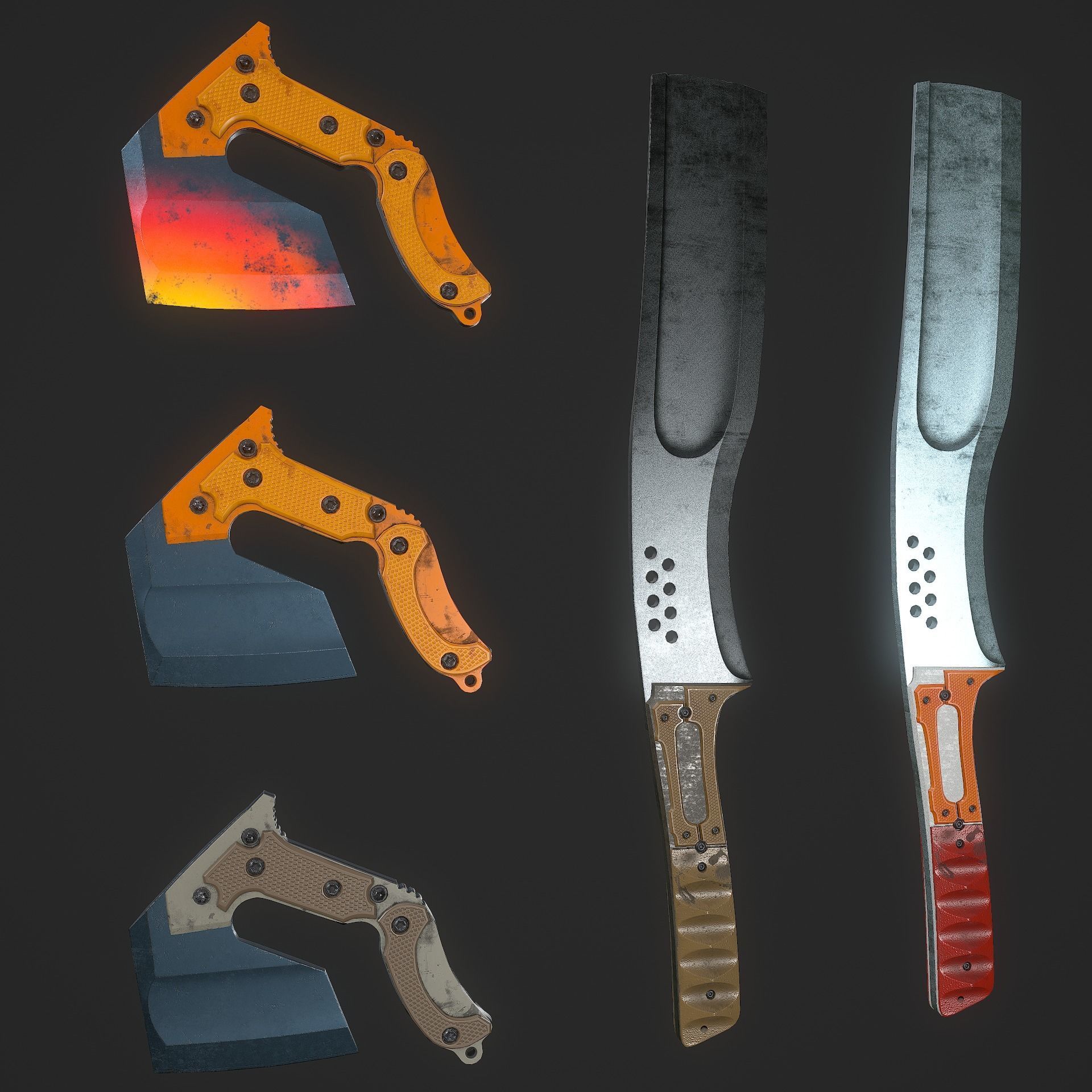 Sci-fi Soldier Low-poly 3D model_19