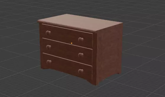 Dresser chest of drawers Free 3D model