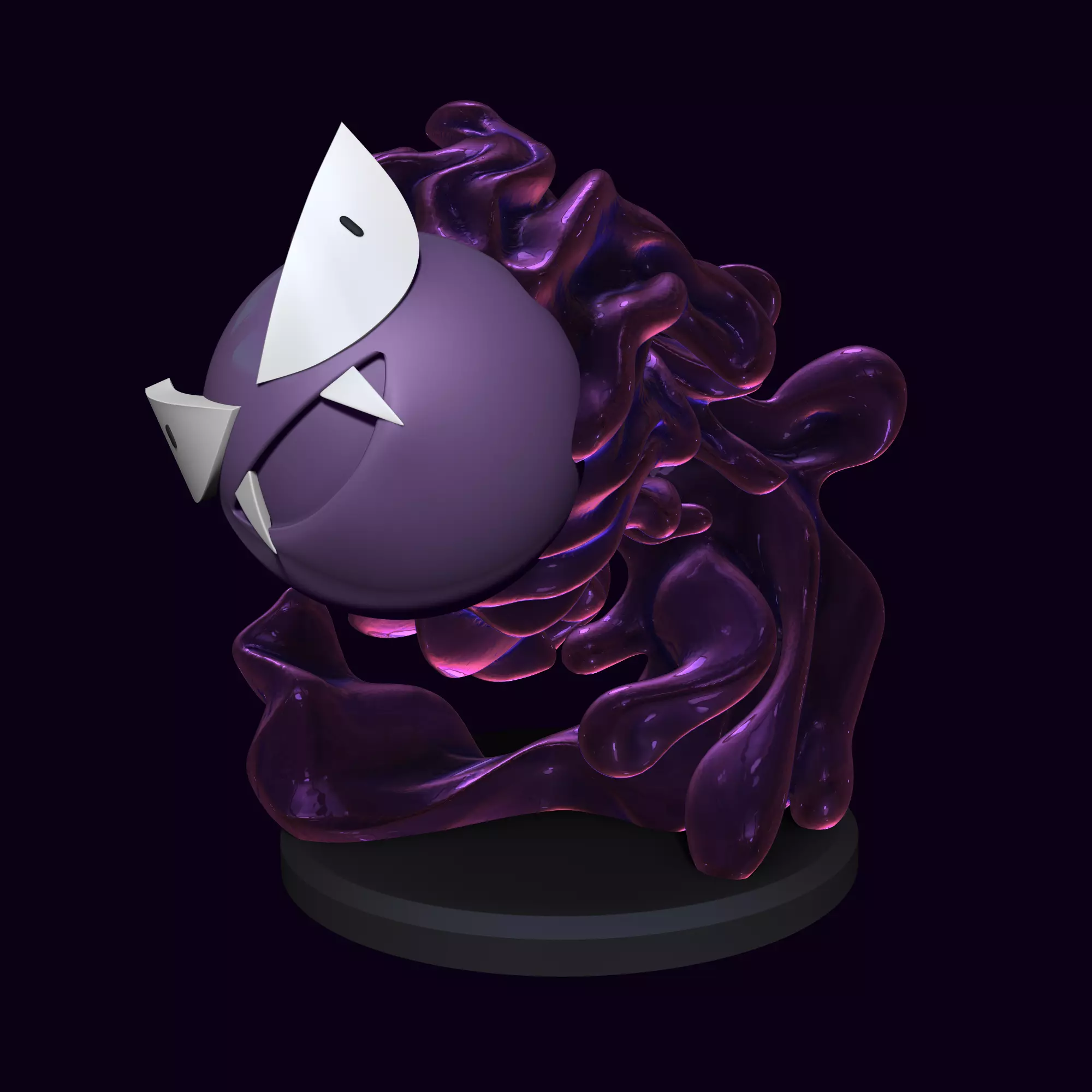 Gastly Pokemon 3D print model_0