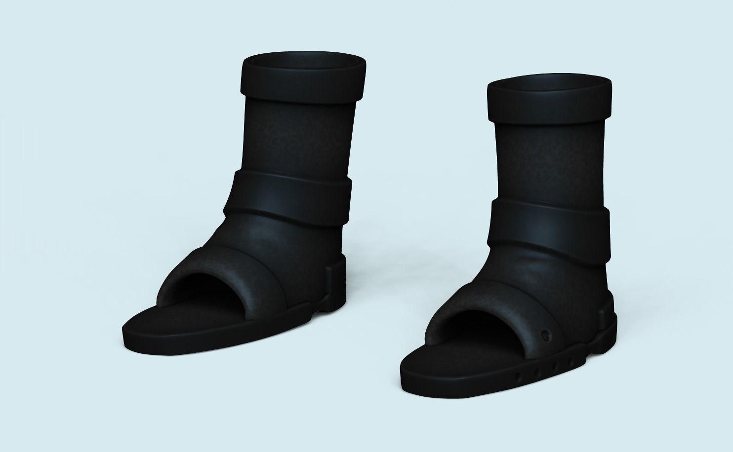 Naruto Uzumaki - Character Outfit Costume Low-poly 3D model_13