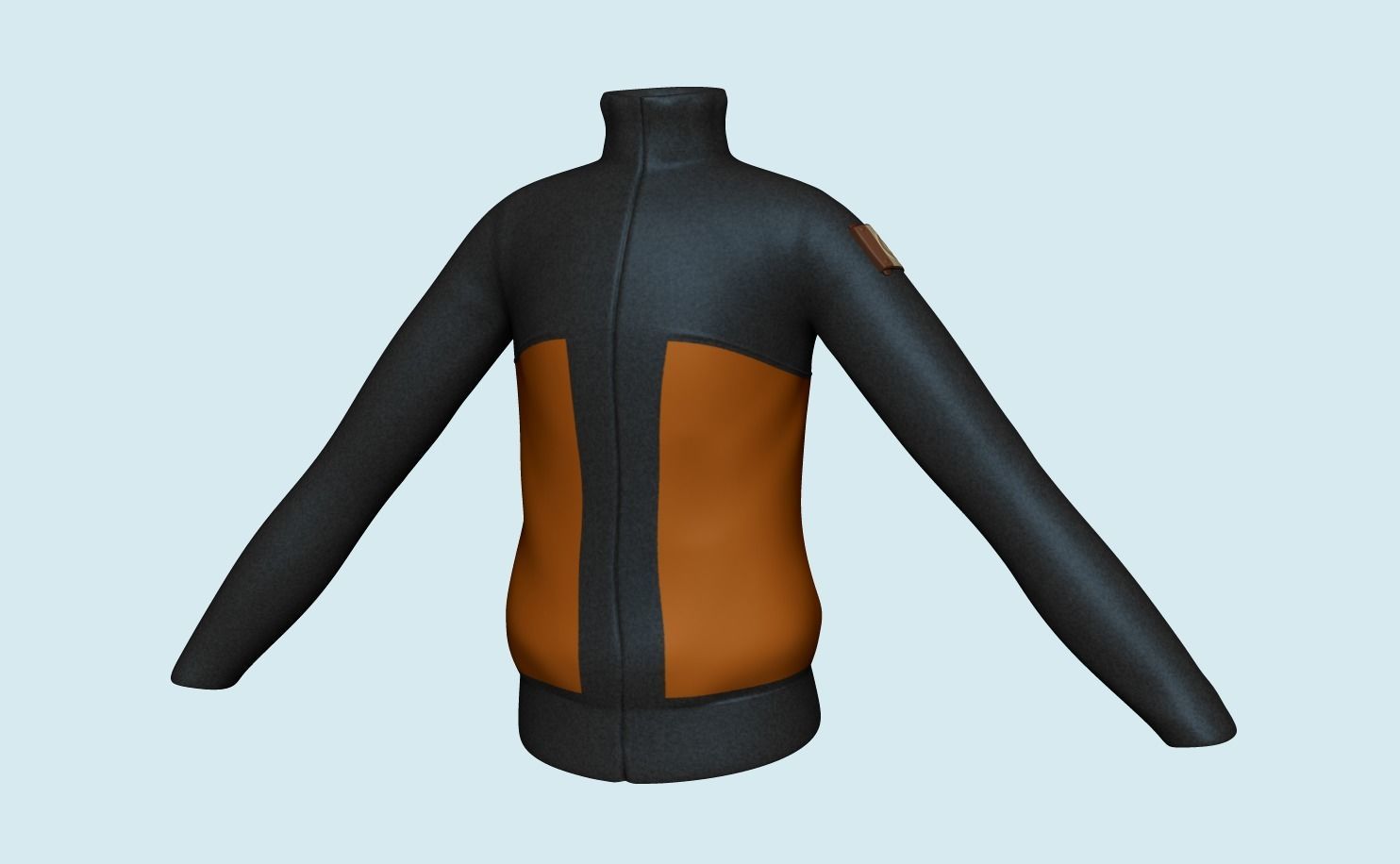 Naruto Uzumaki - Character Outfit Costume Low-poly 3D model_8