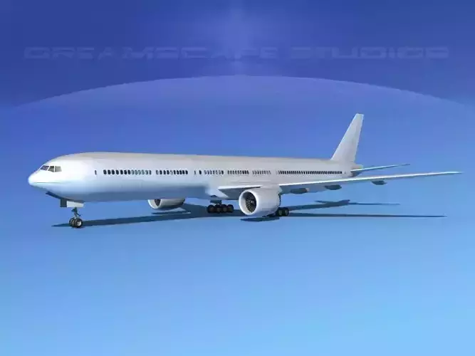 Boeing 777-300 Bare Metal