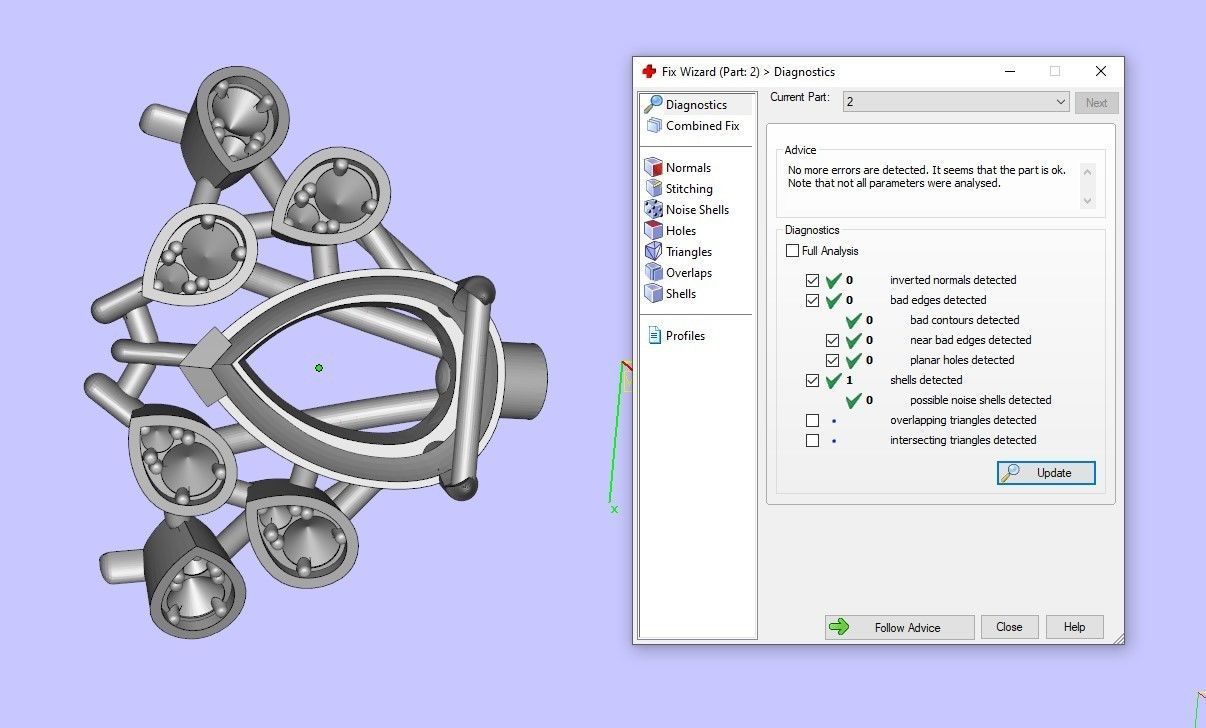 Chaumet ring replica 3D print model_21