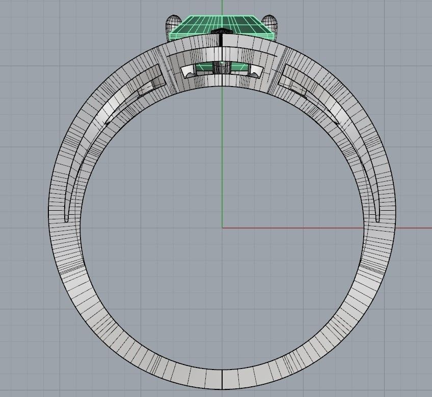 Chaumet ring replica 3D print model_13