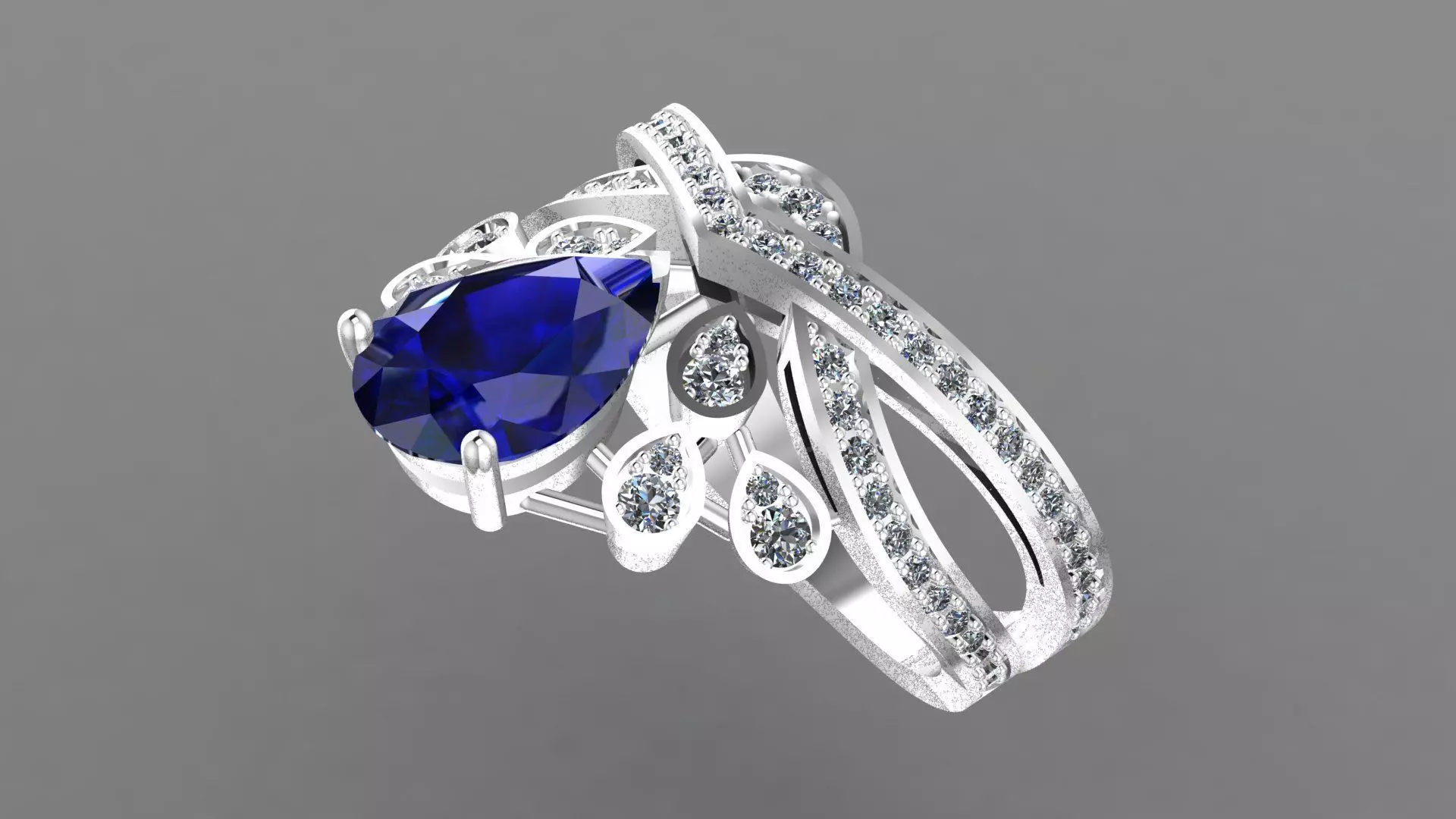 Chaumet ring replica 3D print model_0