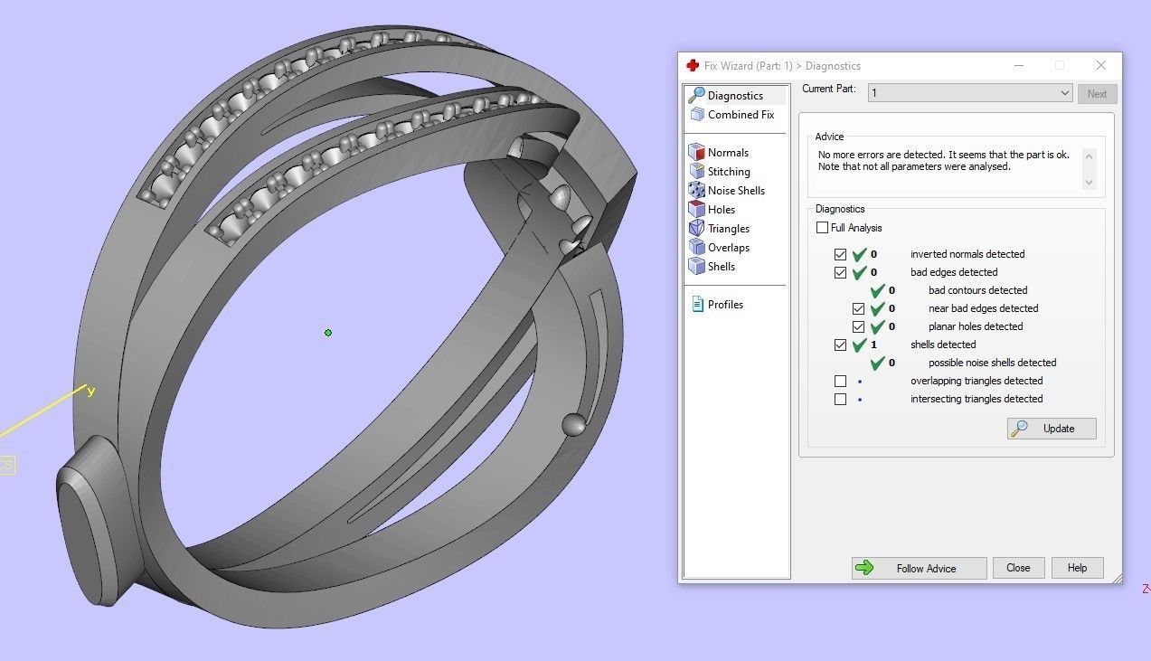 Chaumet ring replica 3D print model_20