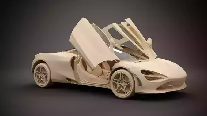 McLaren 720S 2017 3D model