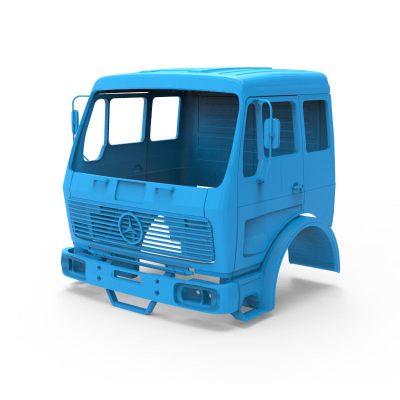 Mercedes Benz NG 1632 3D print model_2
