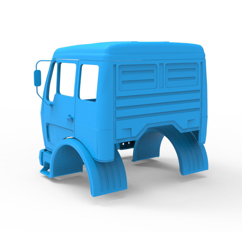 Mercedes Benz NG 1632 3D print model_3