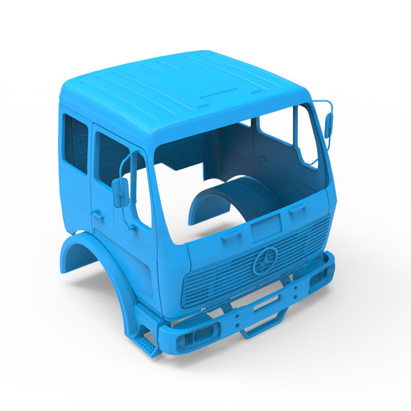 Mercedes Benz NG 1632 3D print model_5