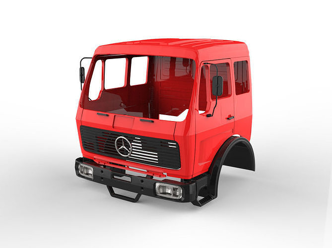 Mercedes Benz NG 1632 3D print model