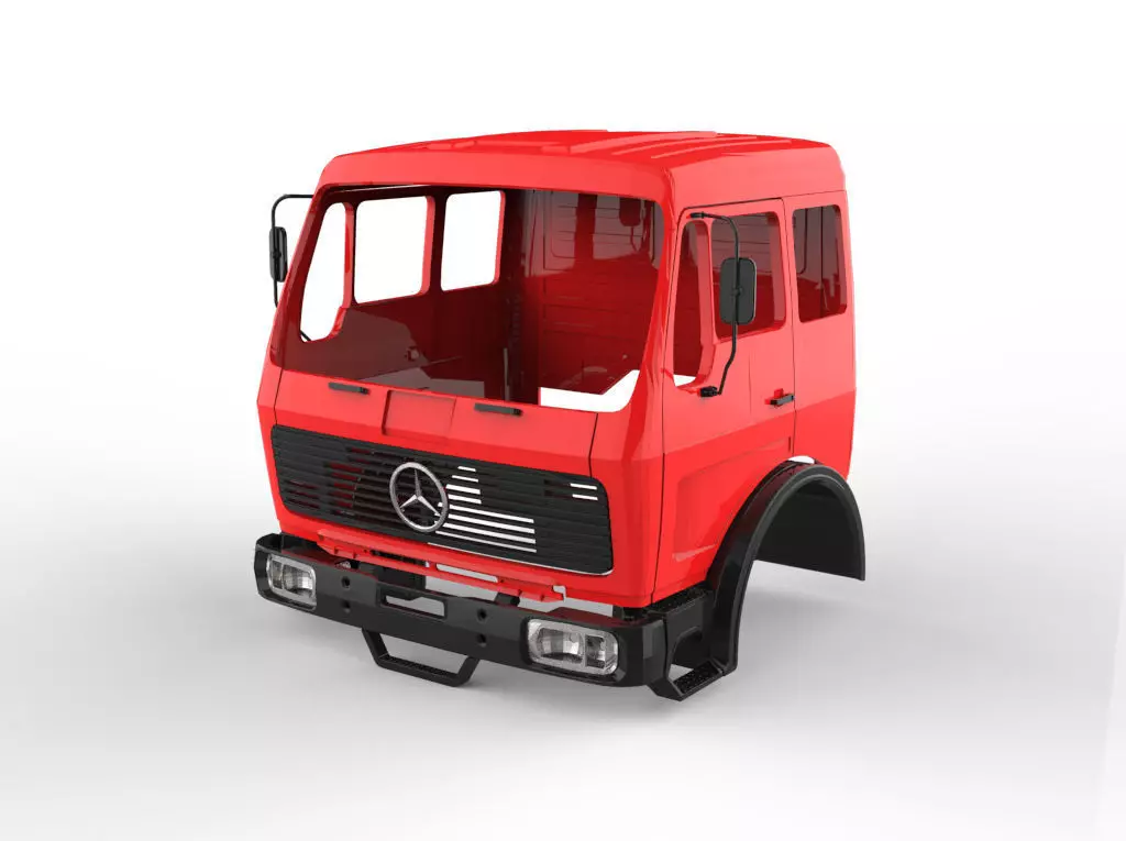 Mercedes Benz NG 1632 3D print model_0