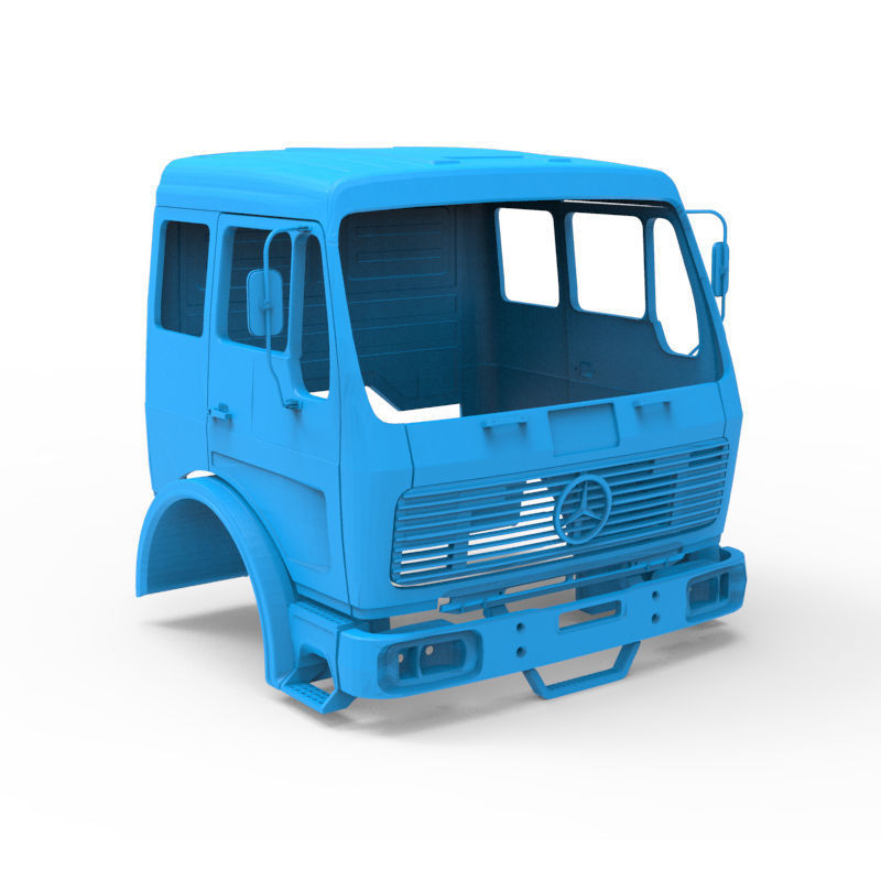 Mercedes Benz NG 1632 3D print model_1
