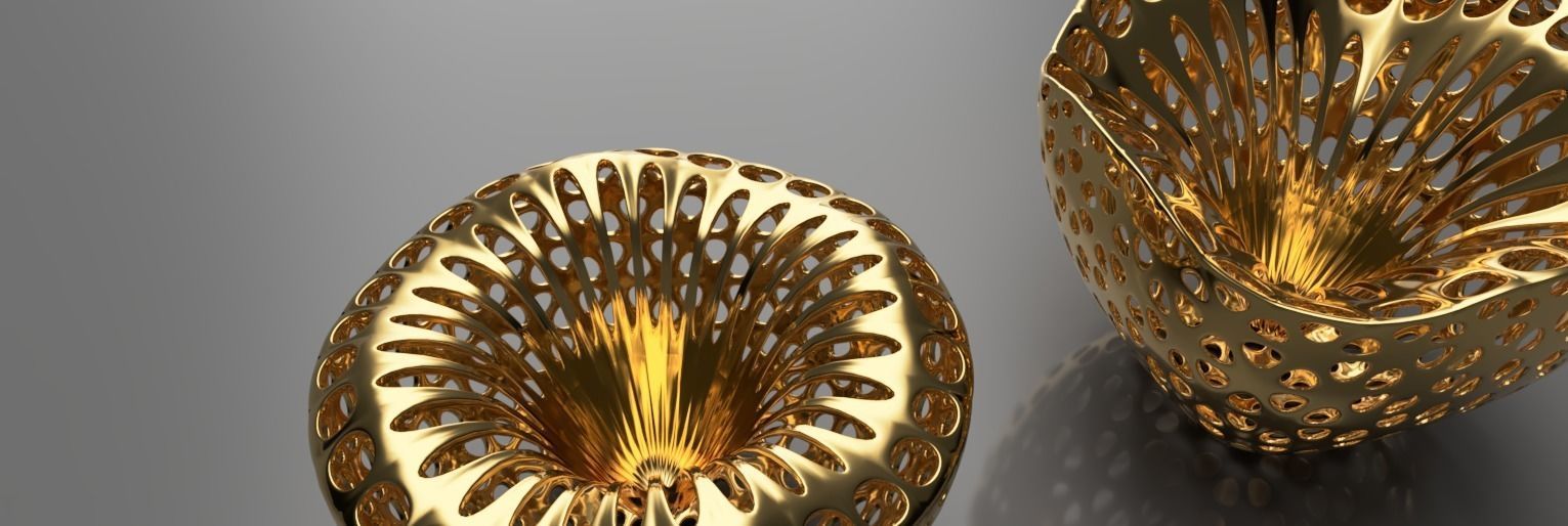 Decorative vase 2 peces LS design 3D model_8