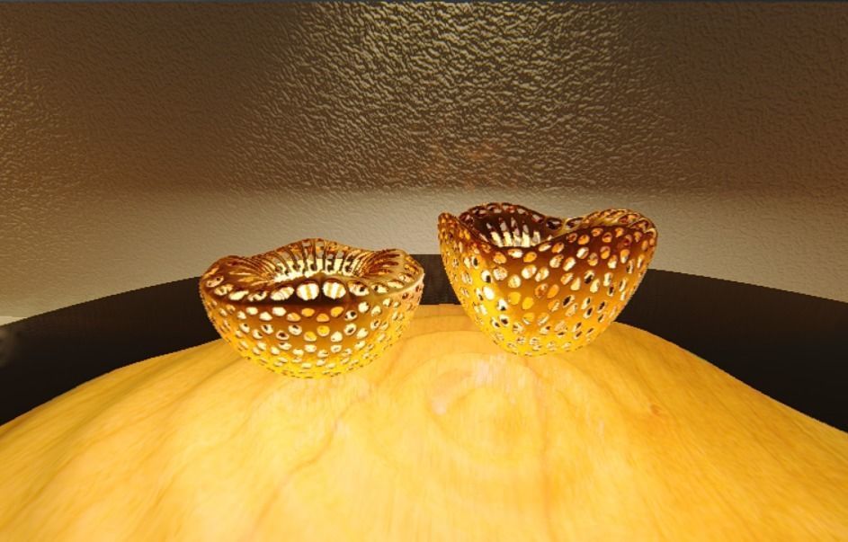 Decorative vase 2 peces LS design 3D model_13