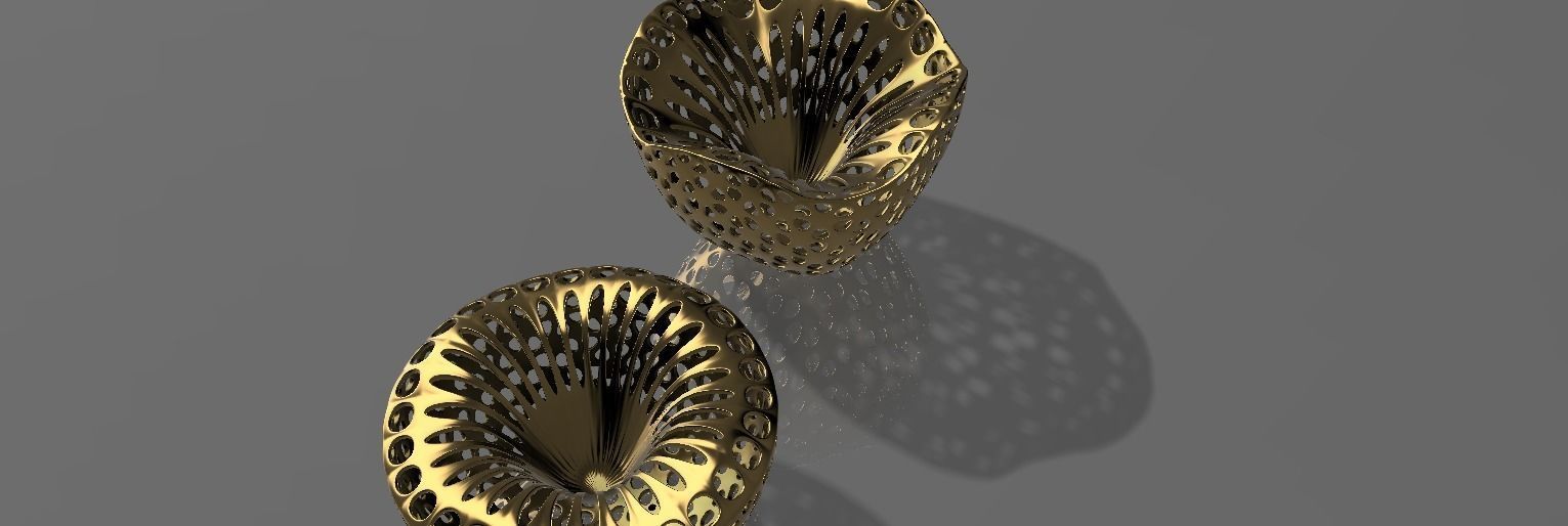 Decorative vase 2 peces LS design 3D model_5