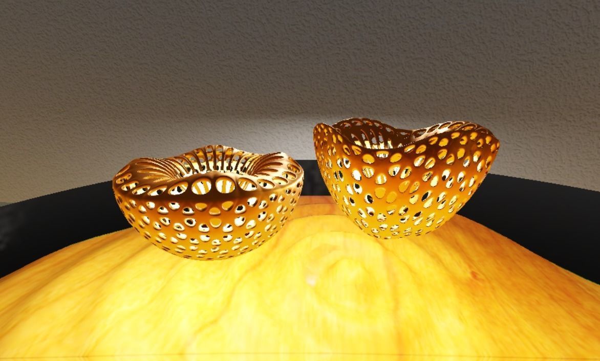 Decorative vase 2 peces LS design 3D model_15