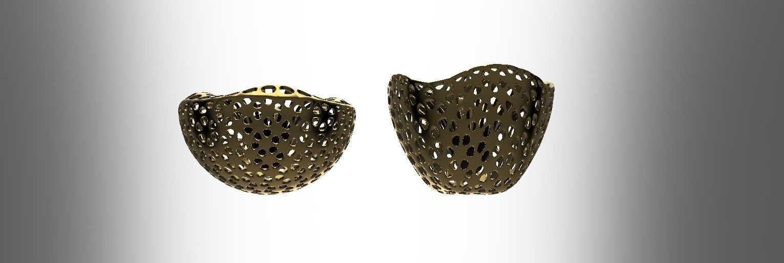 Decorative vase 2 peces LS design 3D model_4